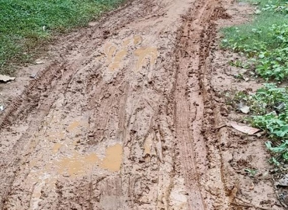 Deplorable Road Condition in Barjala disrupts normal lives
